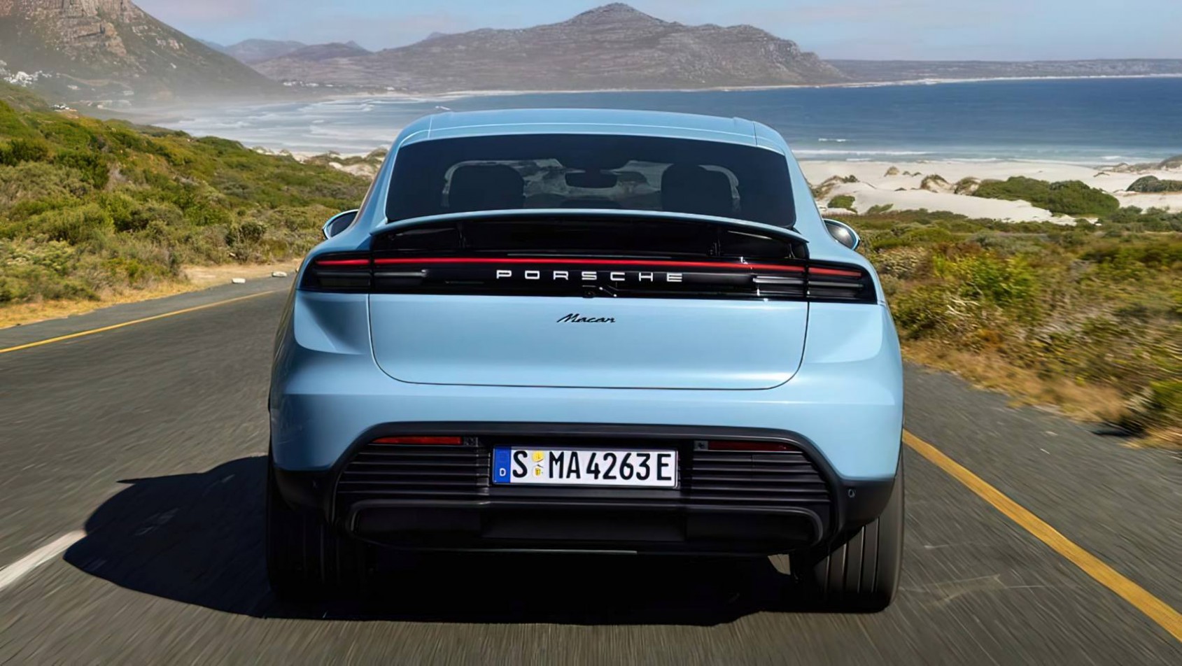 Porsche Macan RWD tył