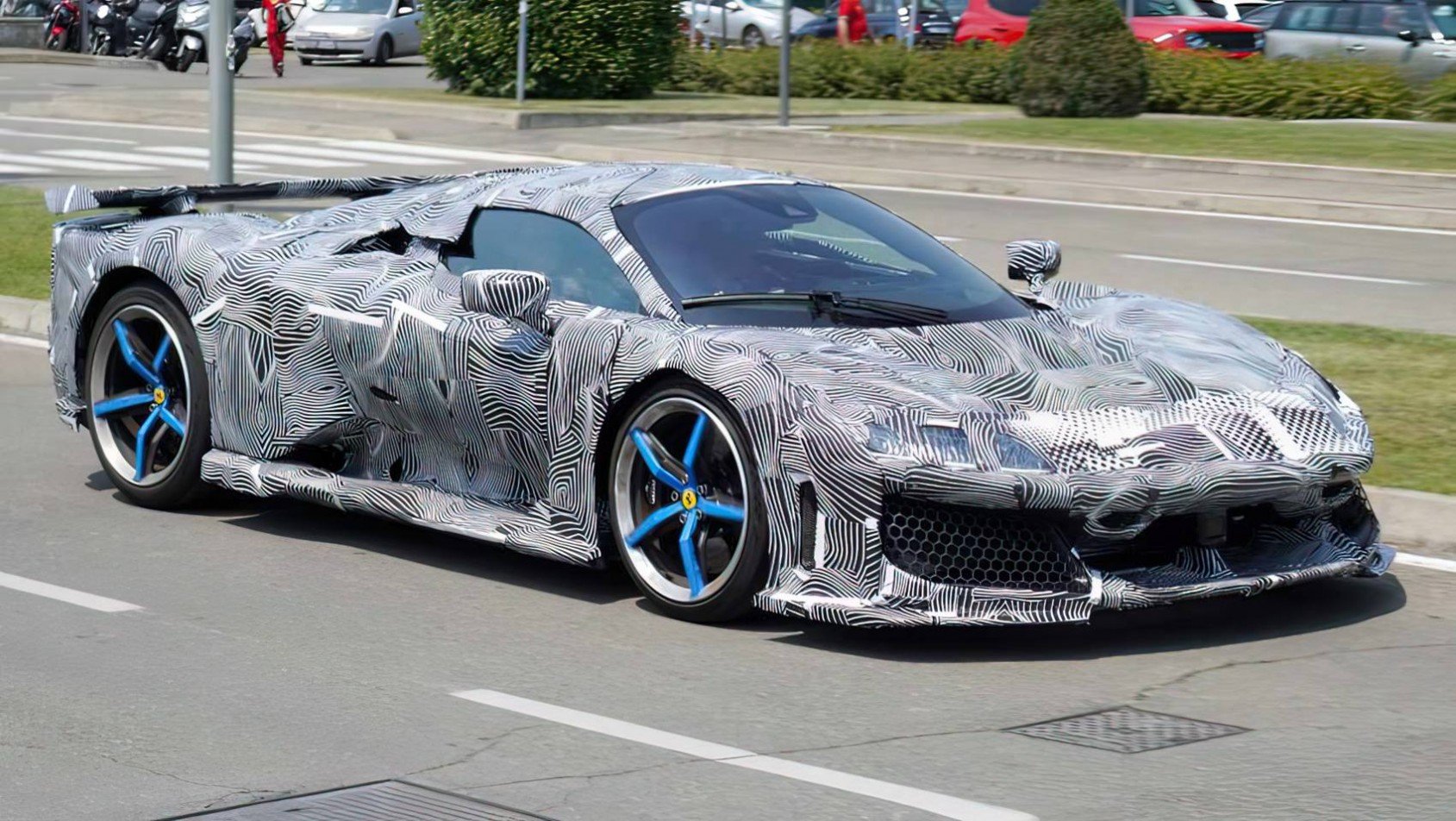 Ferrari F250 kamuflaż