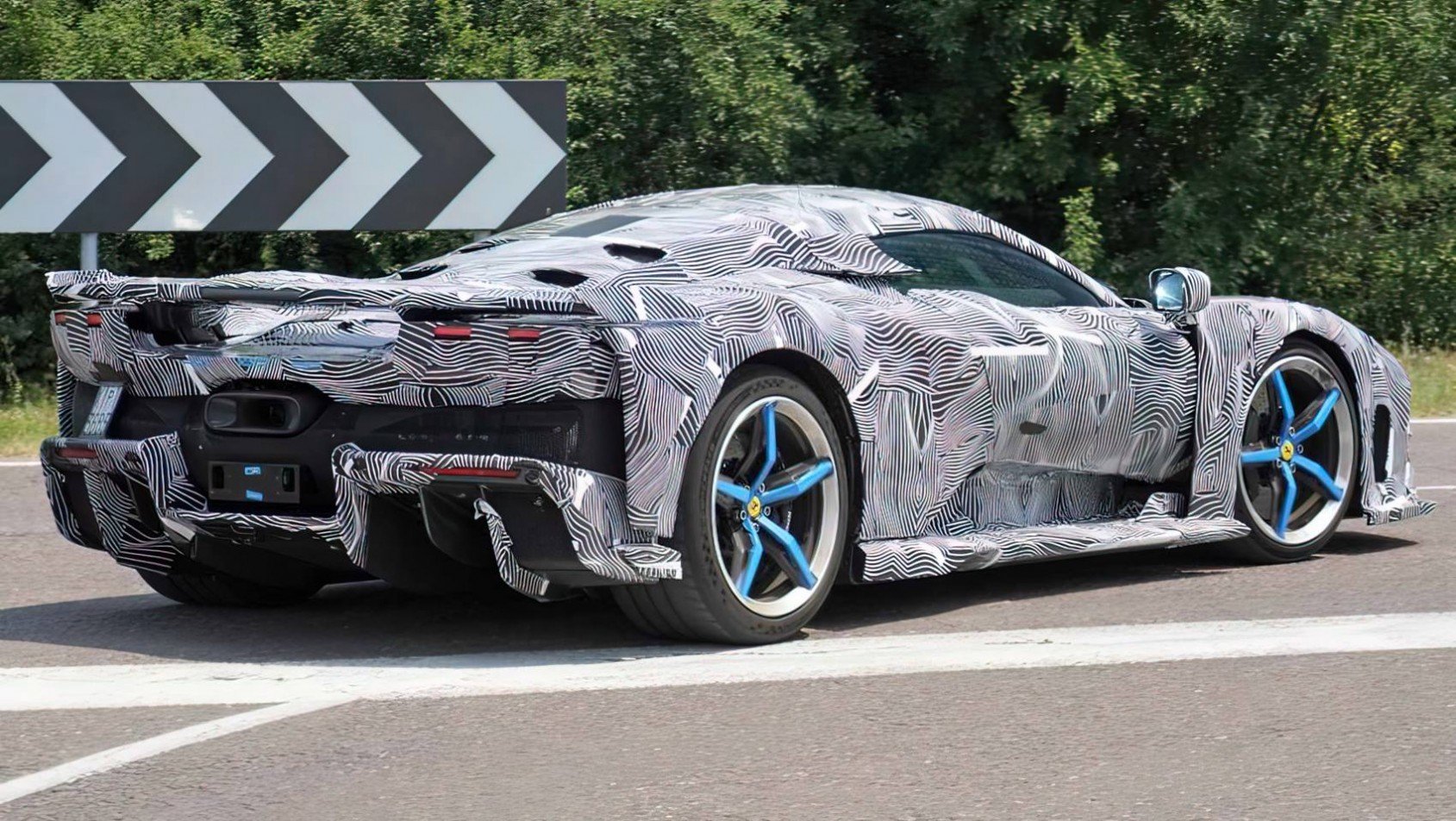 Ferrari F250 zdjęcia szpiegowskie