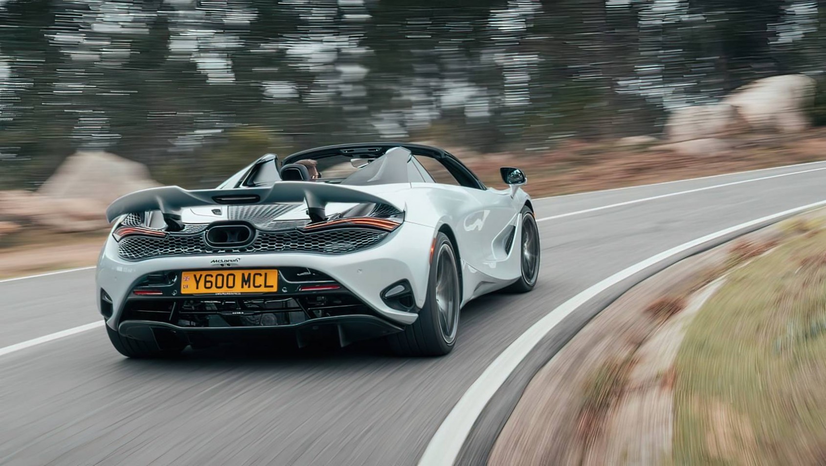 McLaren 750S spider prowadzenie