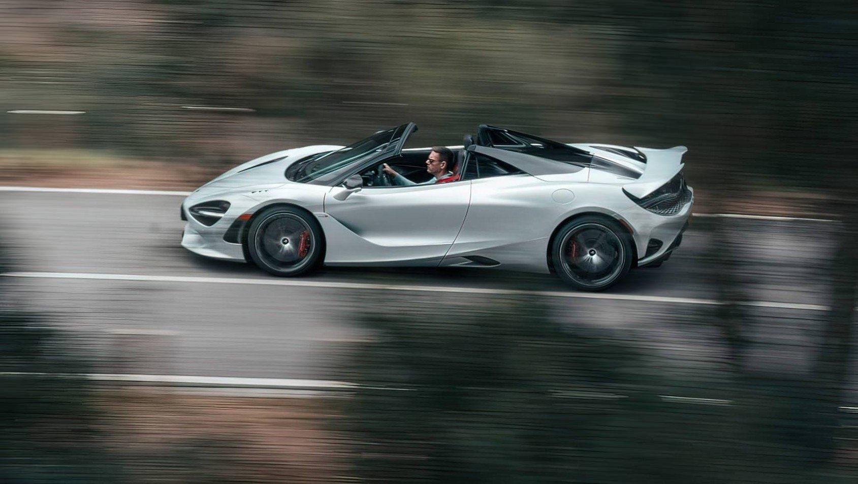 McLaren 750S spider sylwetka