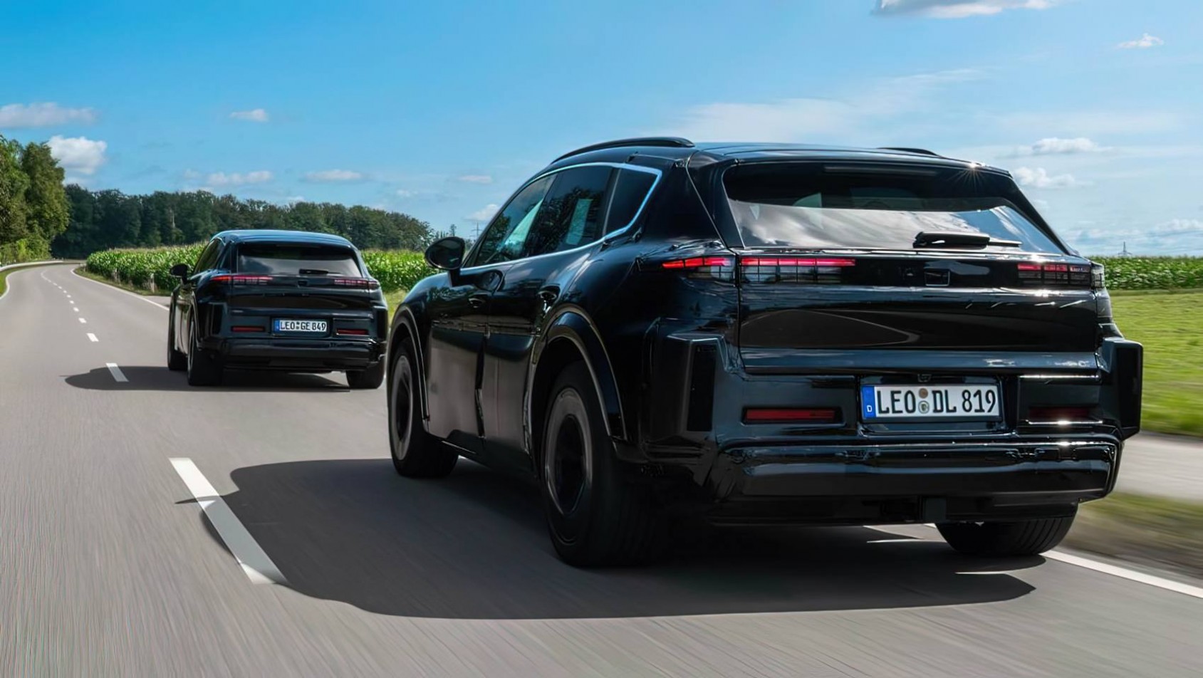 Porsche Cayenne Porsche Cayenne EV spyshots tył