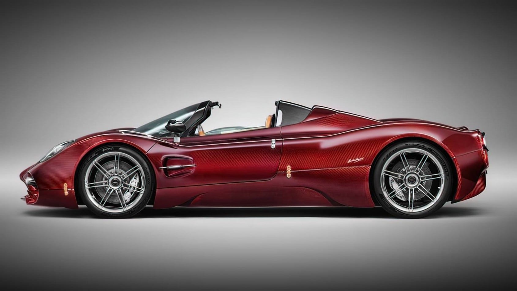Pagani Utopia Roadster sylwetka