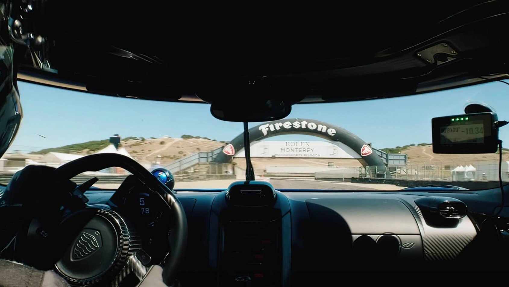 Koenigsegg Jesko Koenigsegg Jesko attack podczas bicia rekordu laguna seca