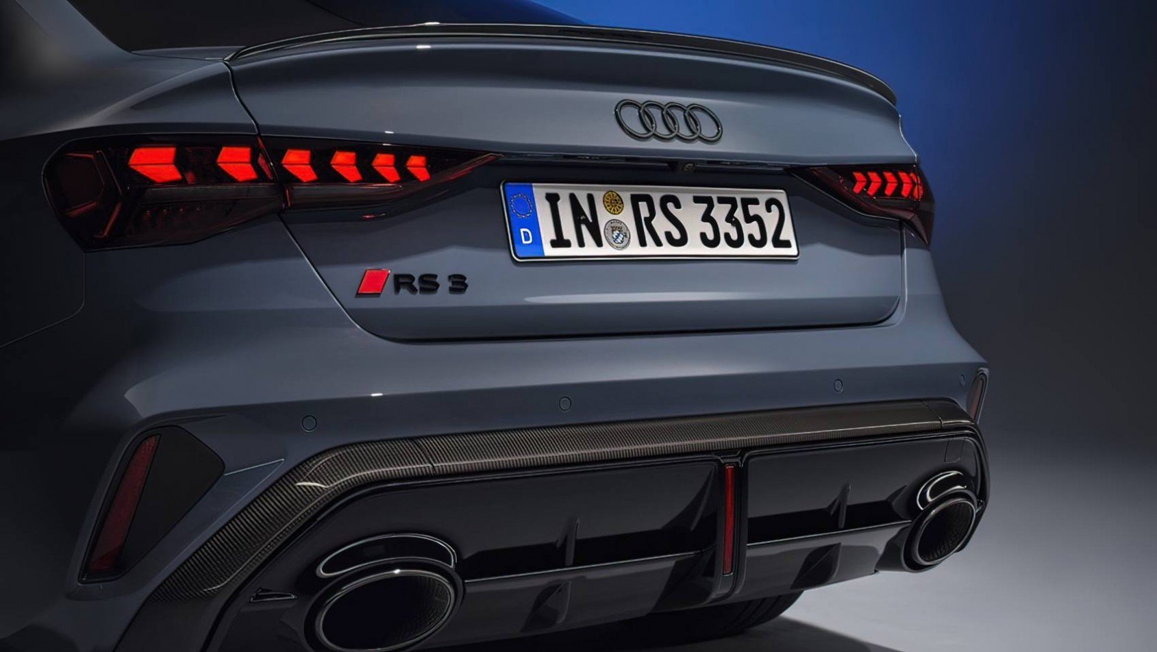 2025 Audi RS3 limousine dyfuzor