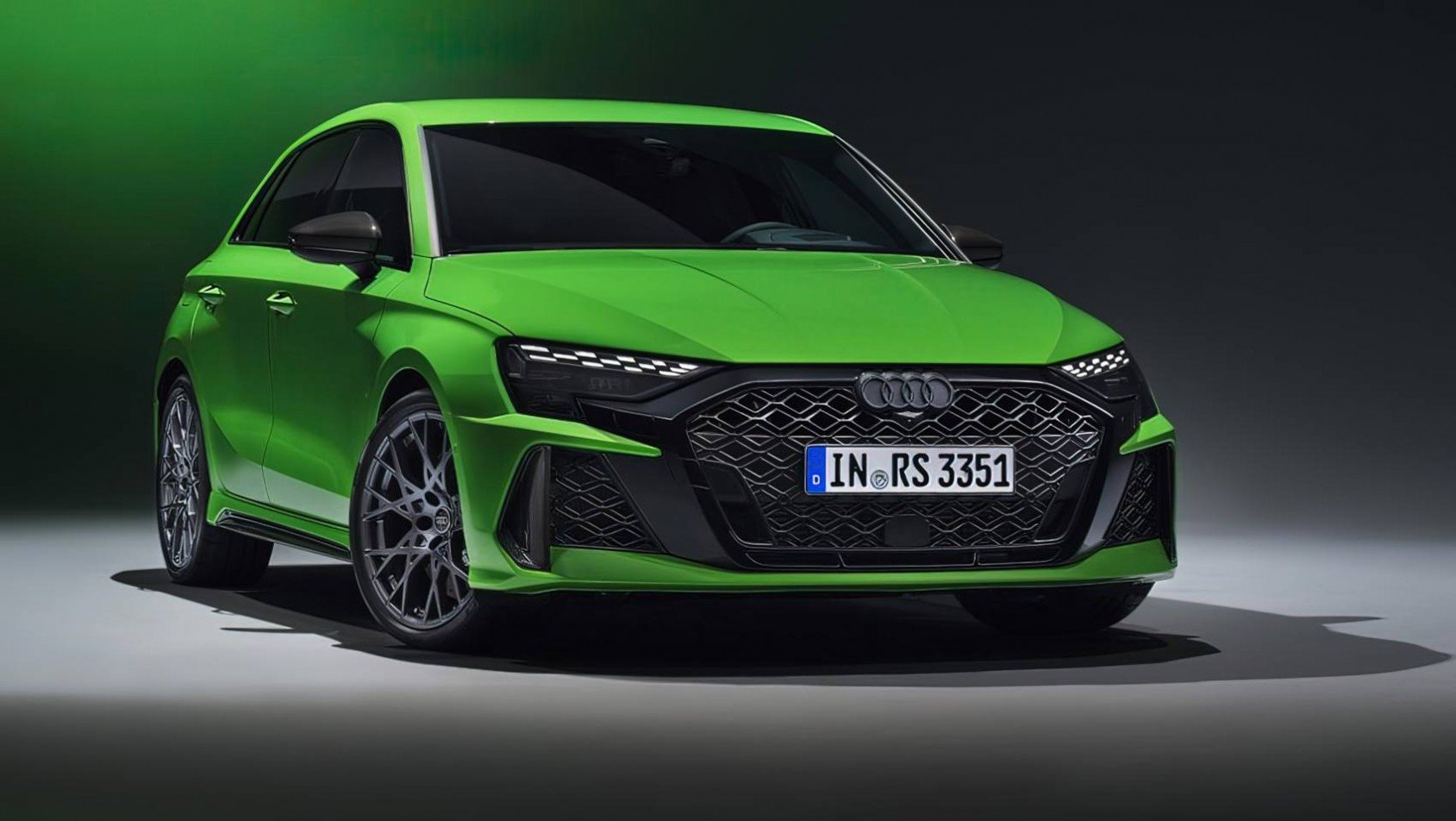 2025 Audi RS3 sportback kyalami green