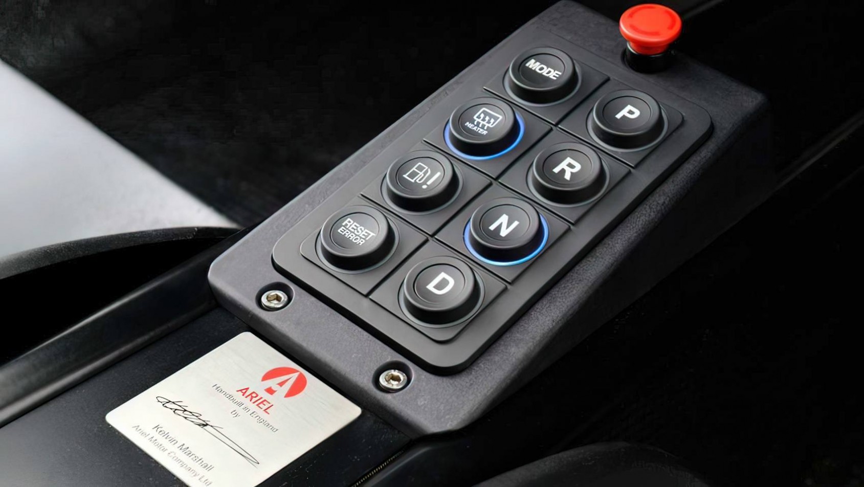 Ariel E-Nomad Concept detal wnętrza