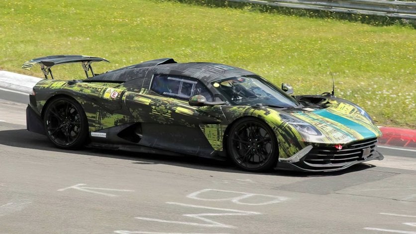 Aston Martin Valhalla Aston Martin Valhalla testy torowe
