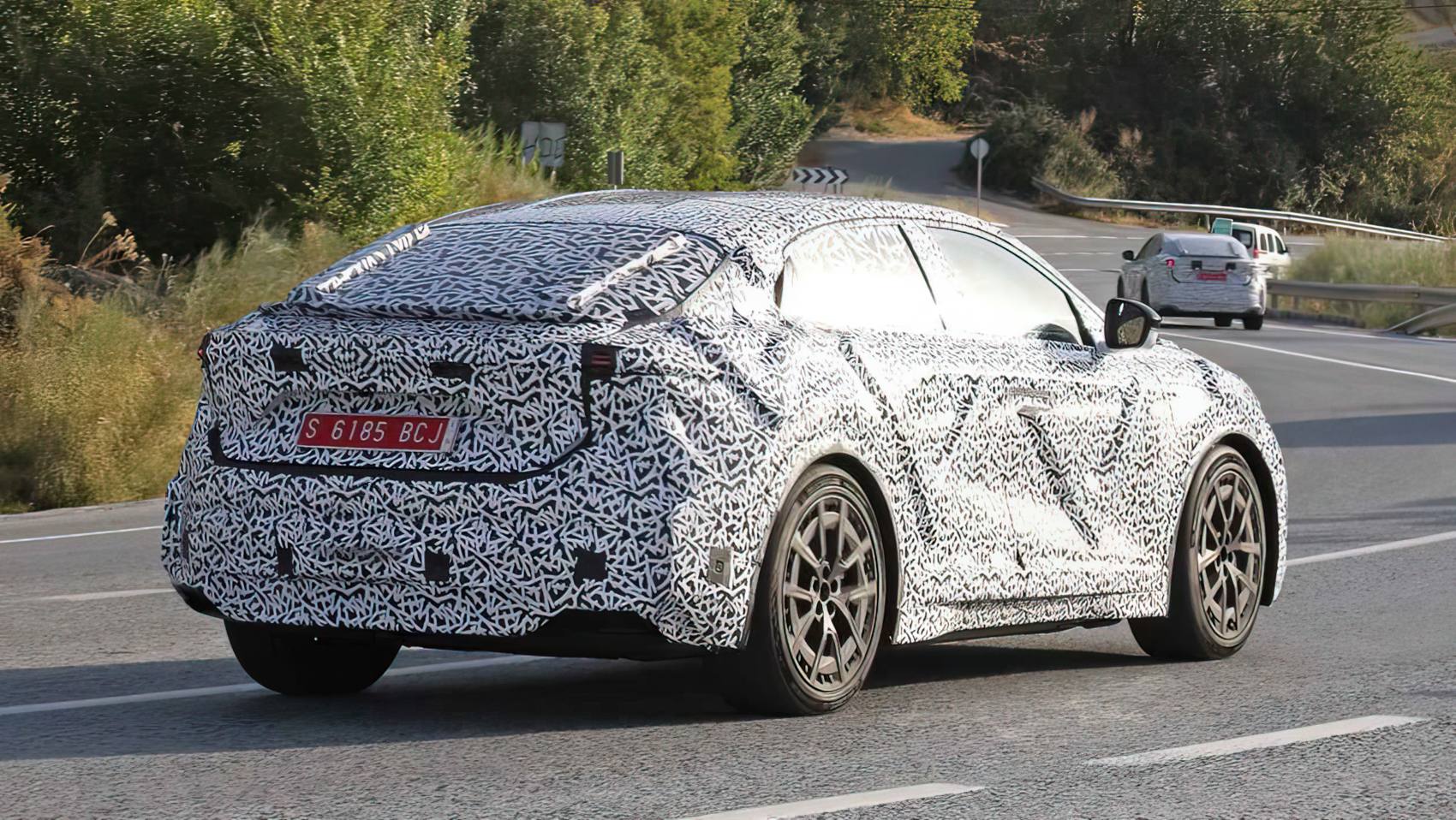 Alpine A390 spyshot tył