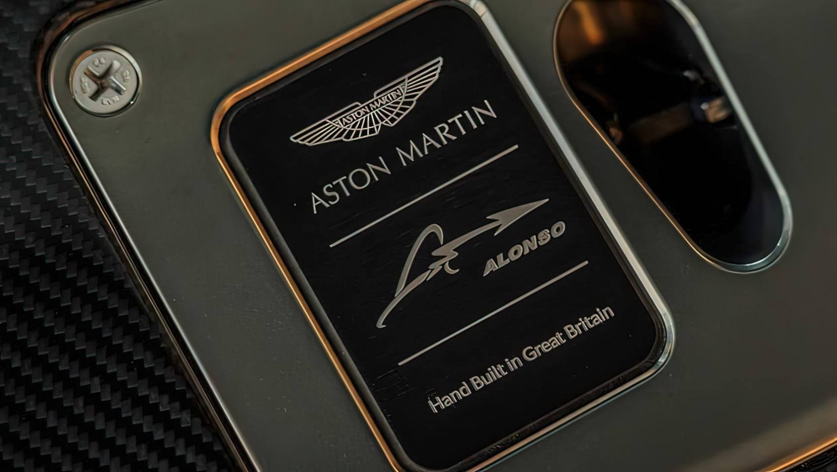 Aston Martin Valkyrie alonso logo