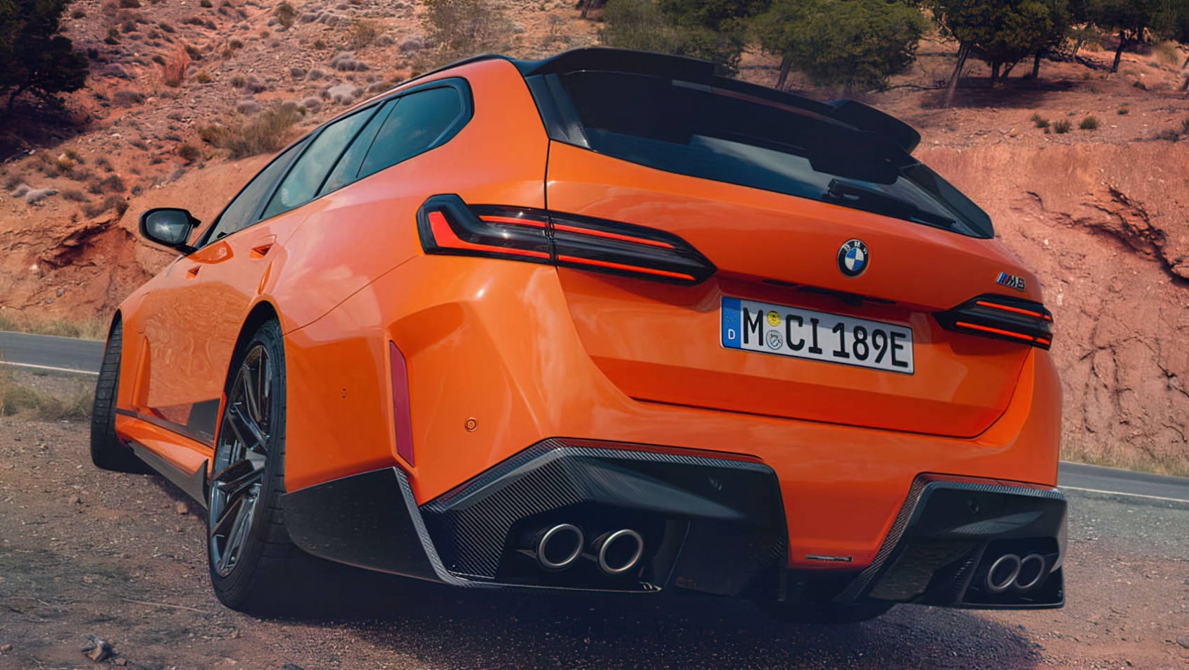 BMW M5 Touring G99 M Performance dyfuzor