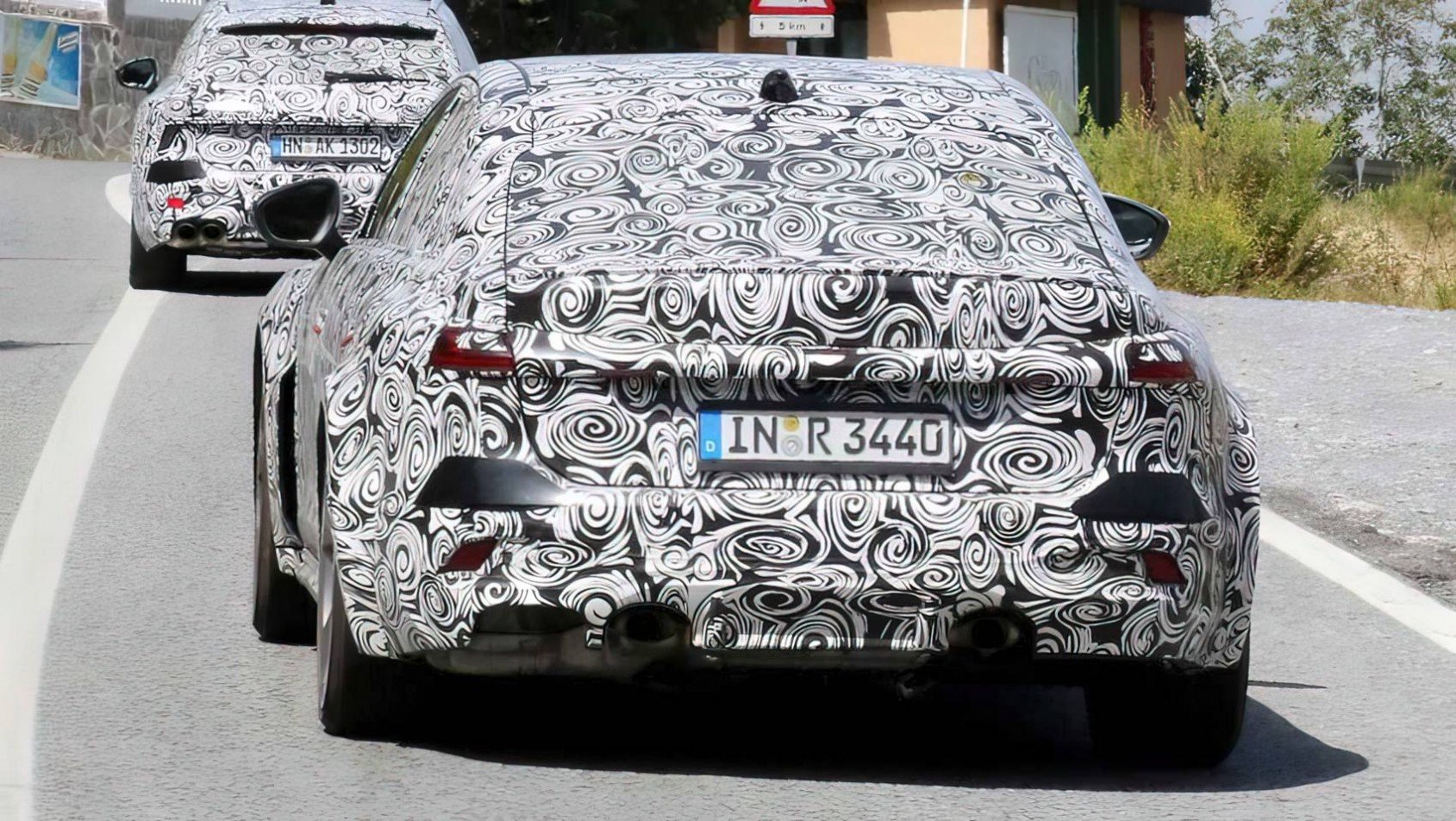 2025 Audi RS5 spyshot wydech