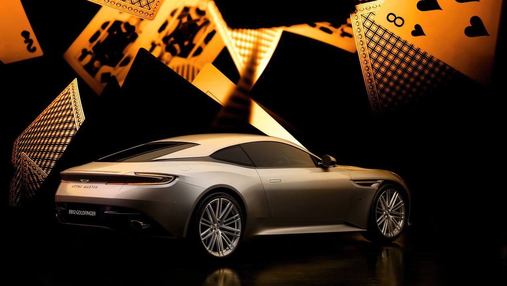 Aston Martin DB12 Goldfinger Edition tył