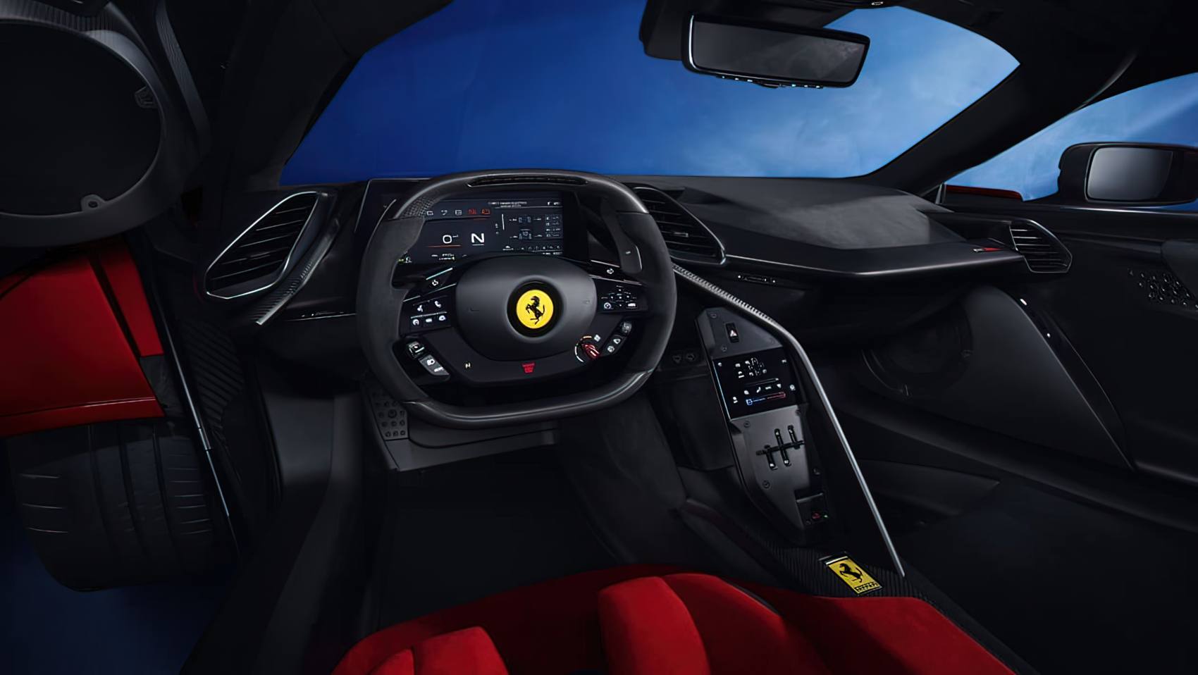 Ferrari F80 kokpit