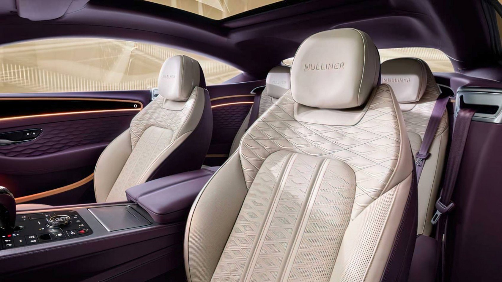 Bentley Continental GT Bentley Continental GT Mulliner wnętrze