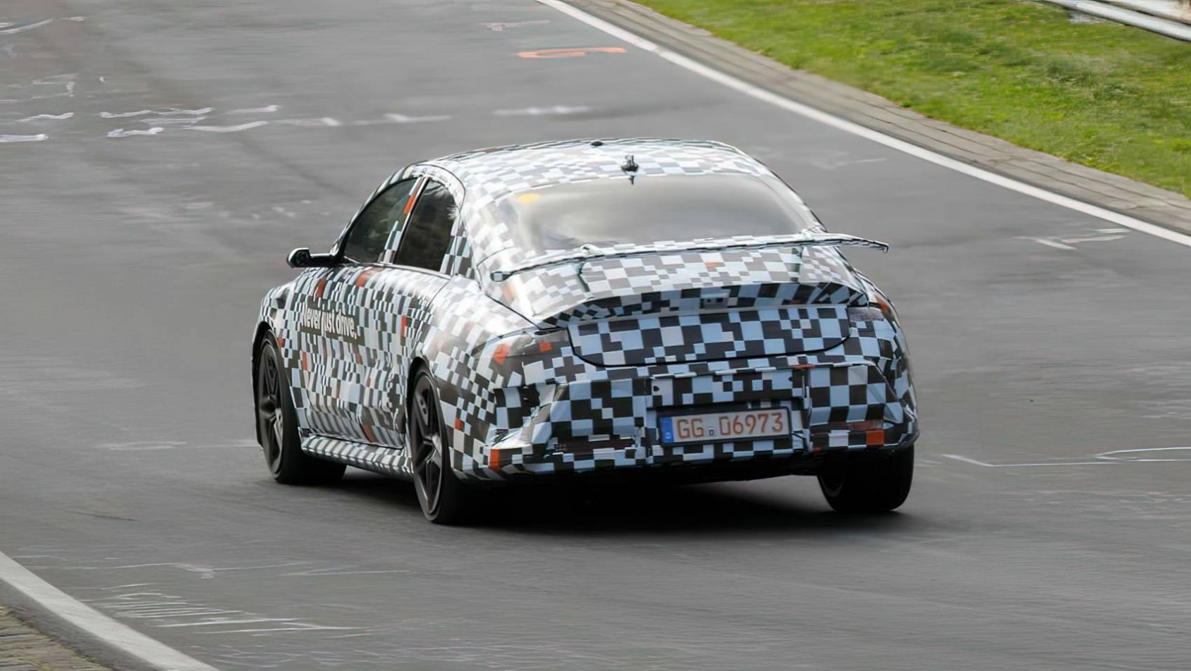 Hyundai Ioniq 6 N spyshot nurburgring