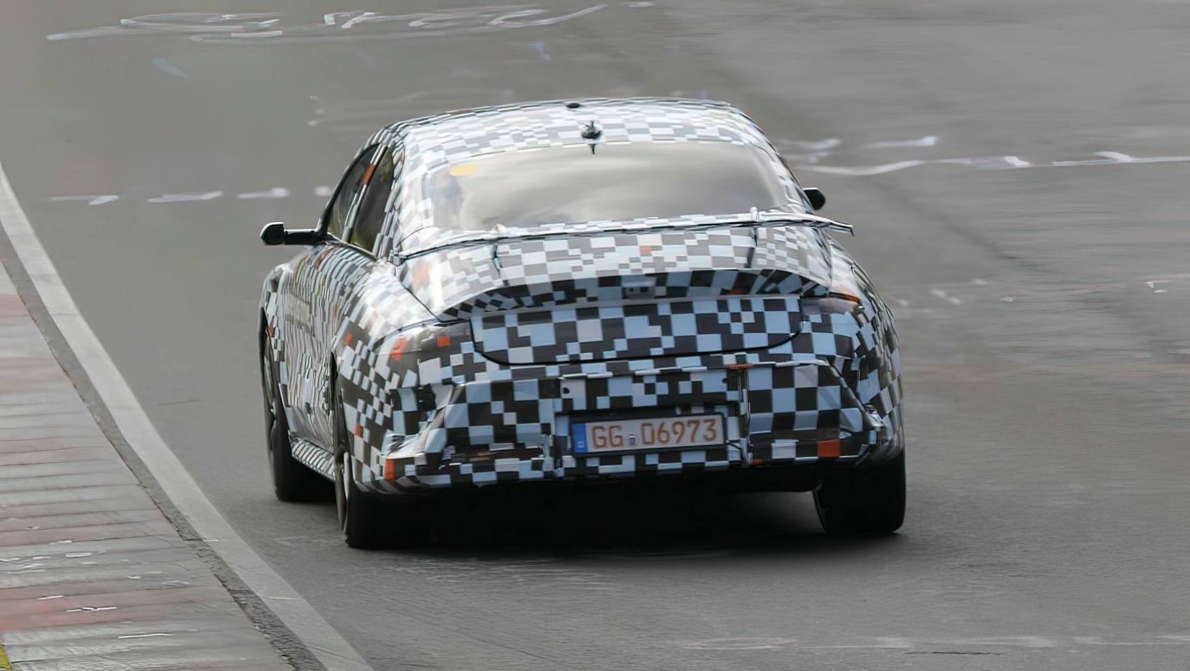 Hyundai Ioniq 6 N spyshot design
