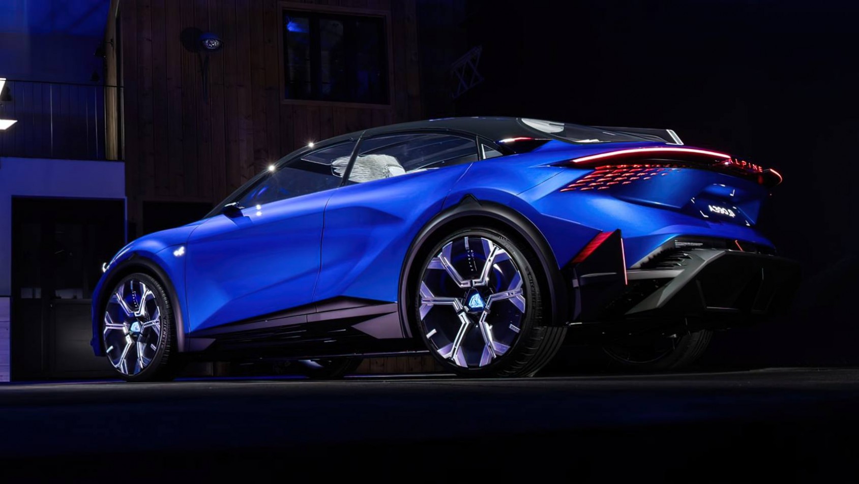 Alpine A390 spyshot tył