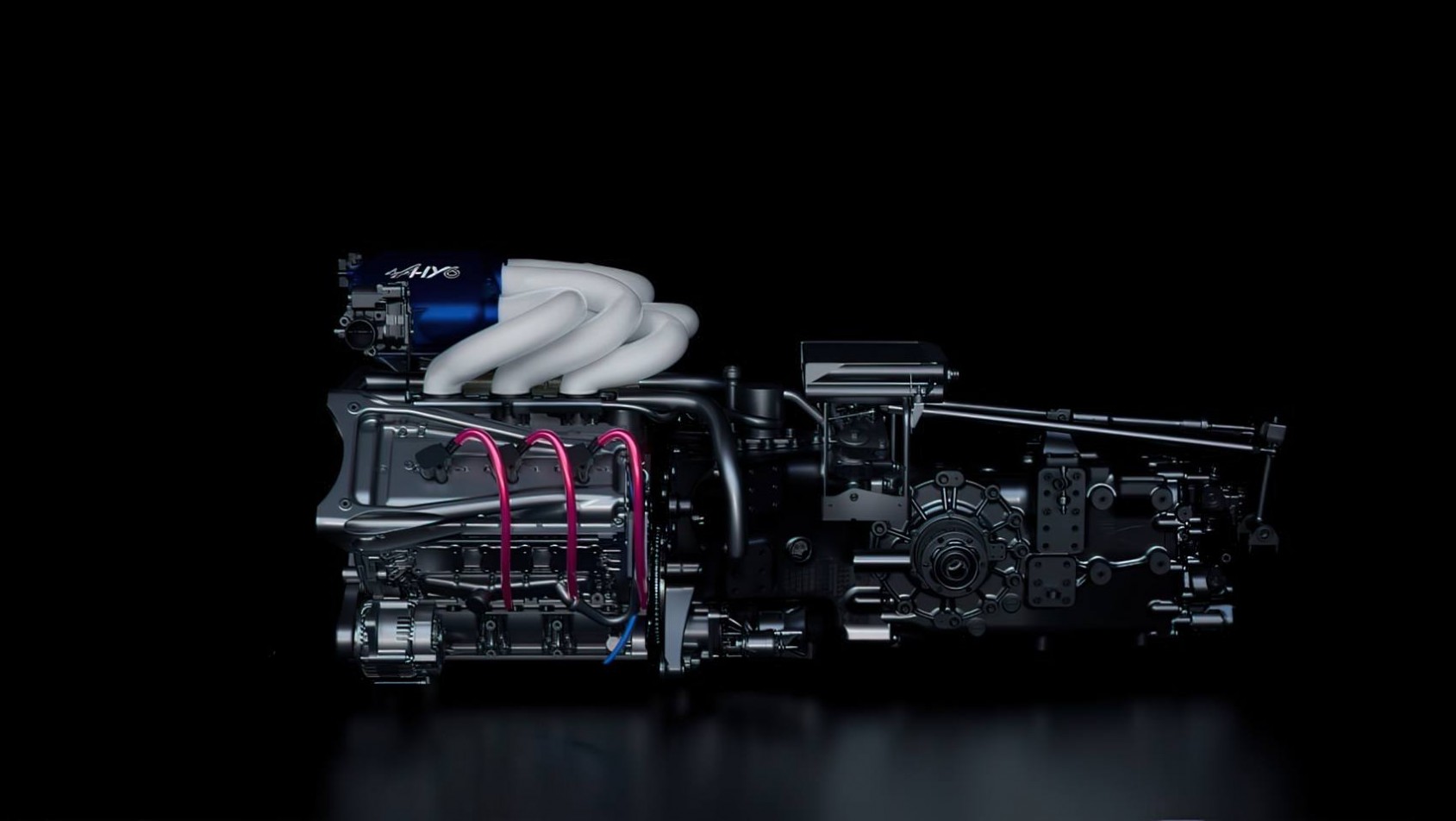 Alpine Alpenglow Hy6 silnik V6