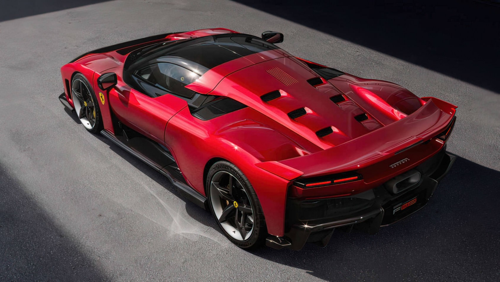 Ferrari F80 lewy tył