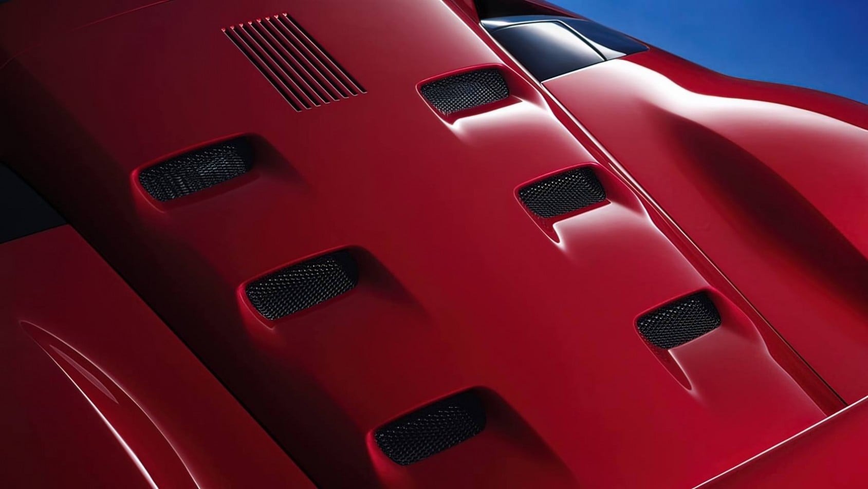 Ferrari F80 pokrywa silnika