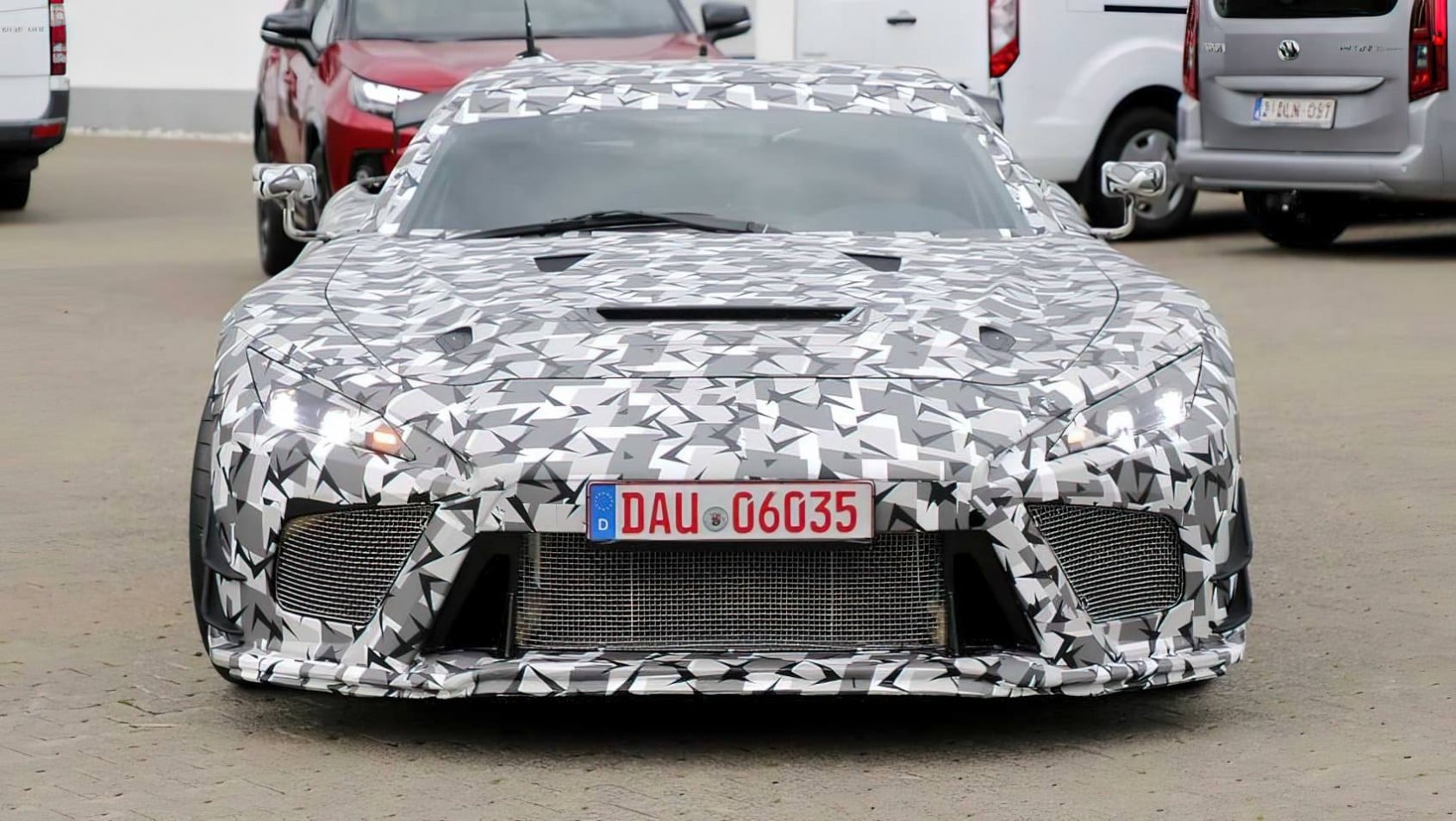 Toyota GR GT3 spyshot coupe