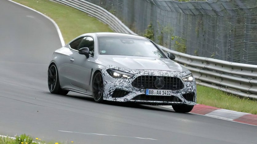 Mercedes-AMG CLE63 V8 spyshot