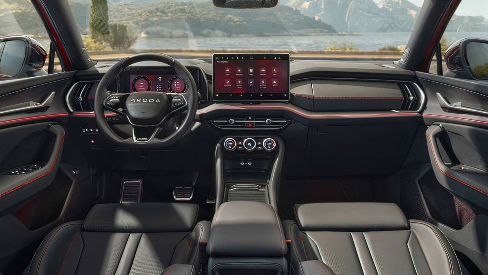 2025 Skoda Kodiaq RS kokpit