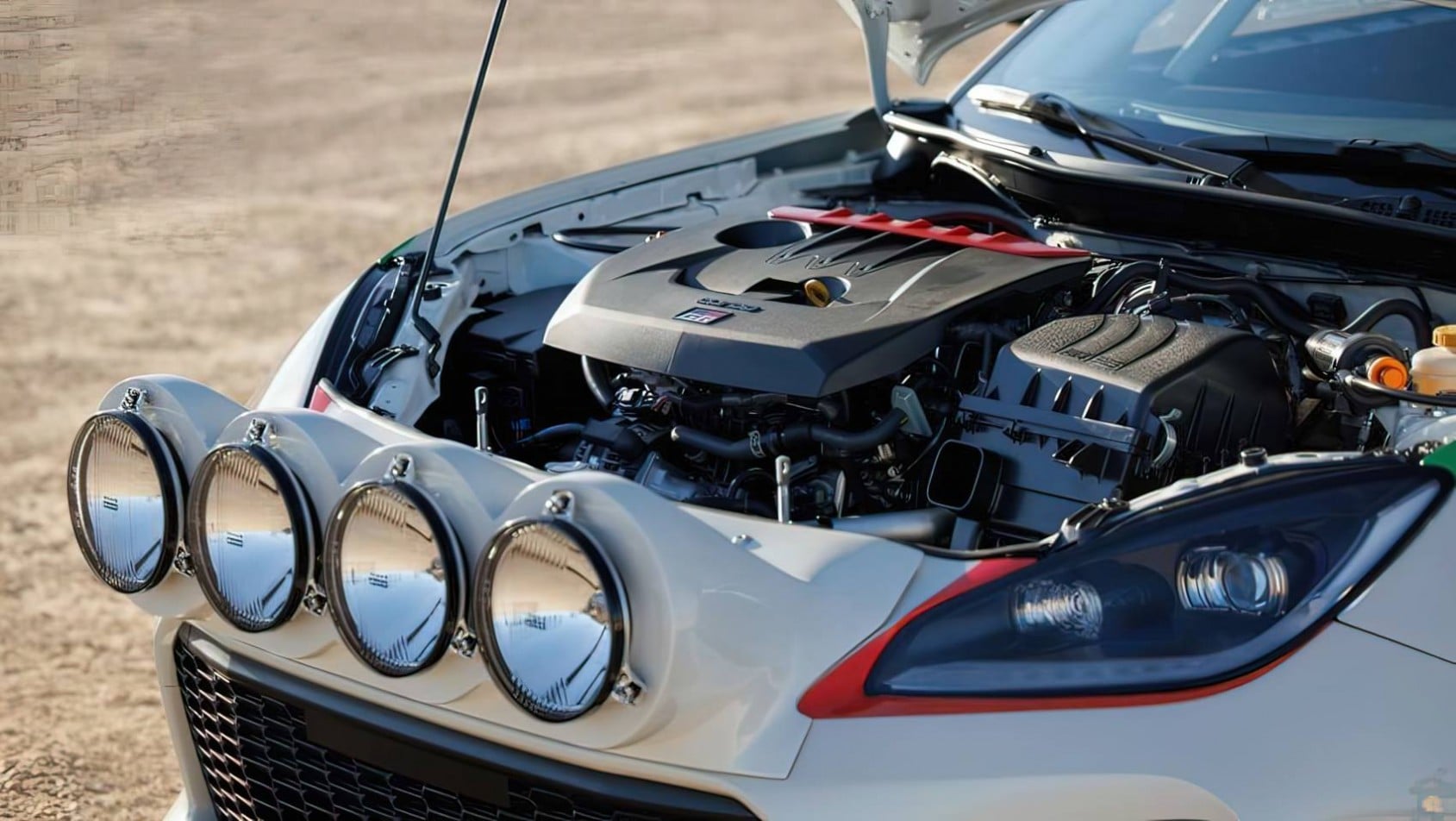 Toyota GR86 Rally Legacy Concept detal przód