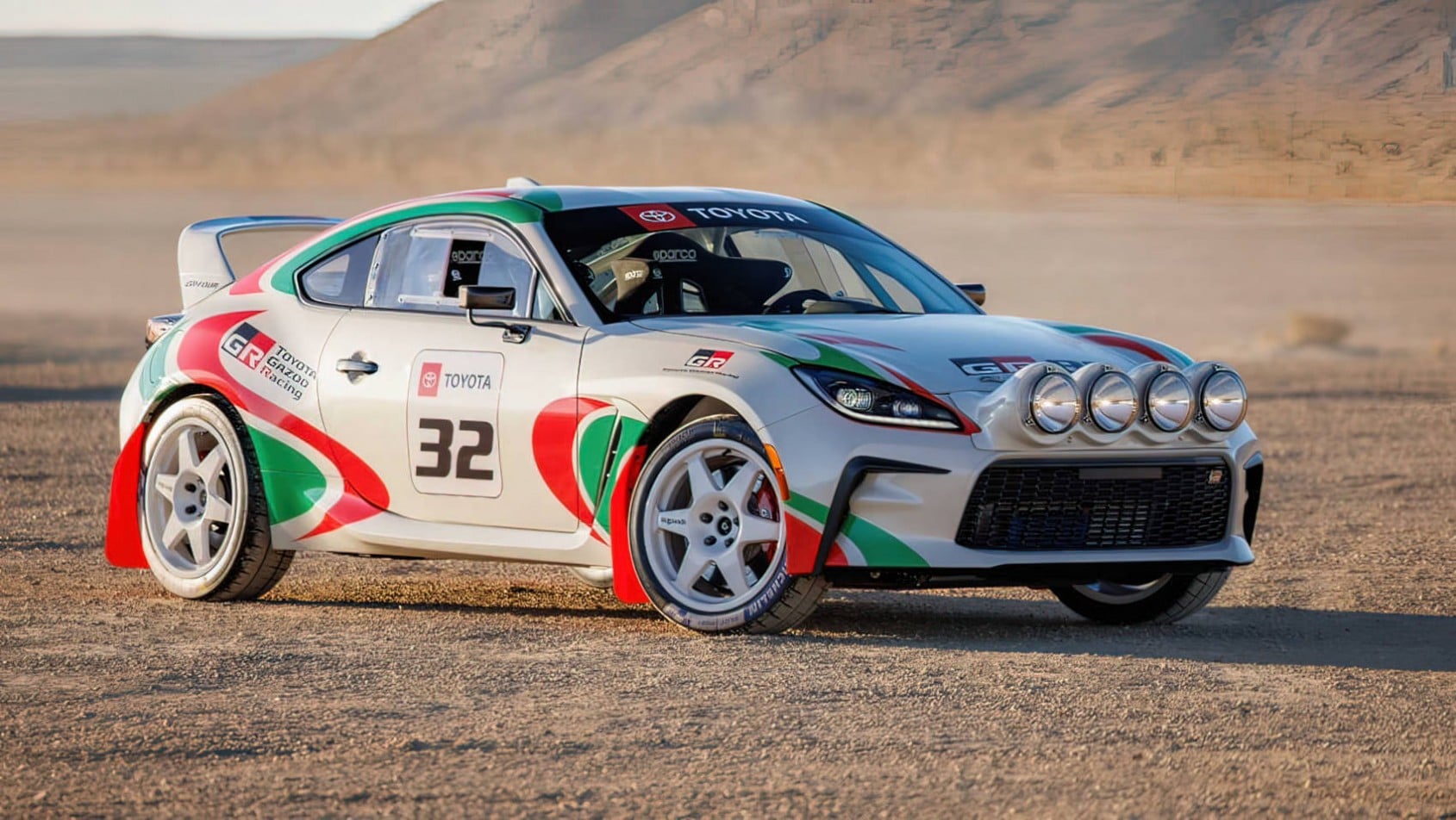 Toyota GR86 Rally Legacy Concept przód