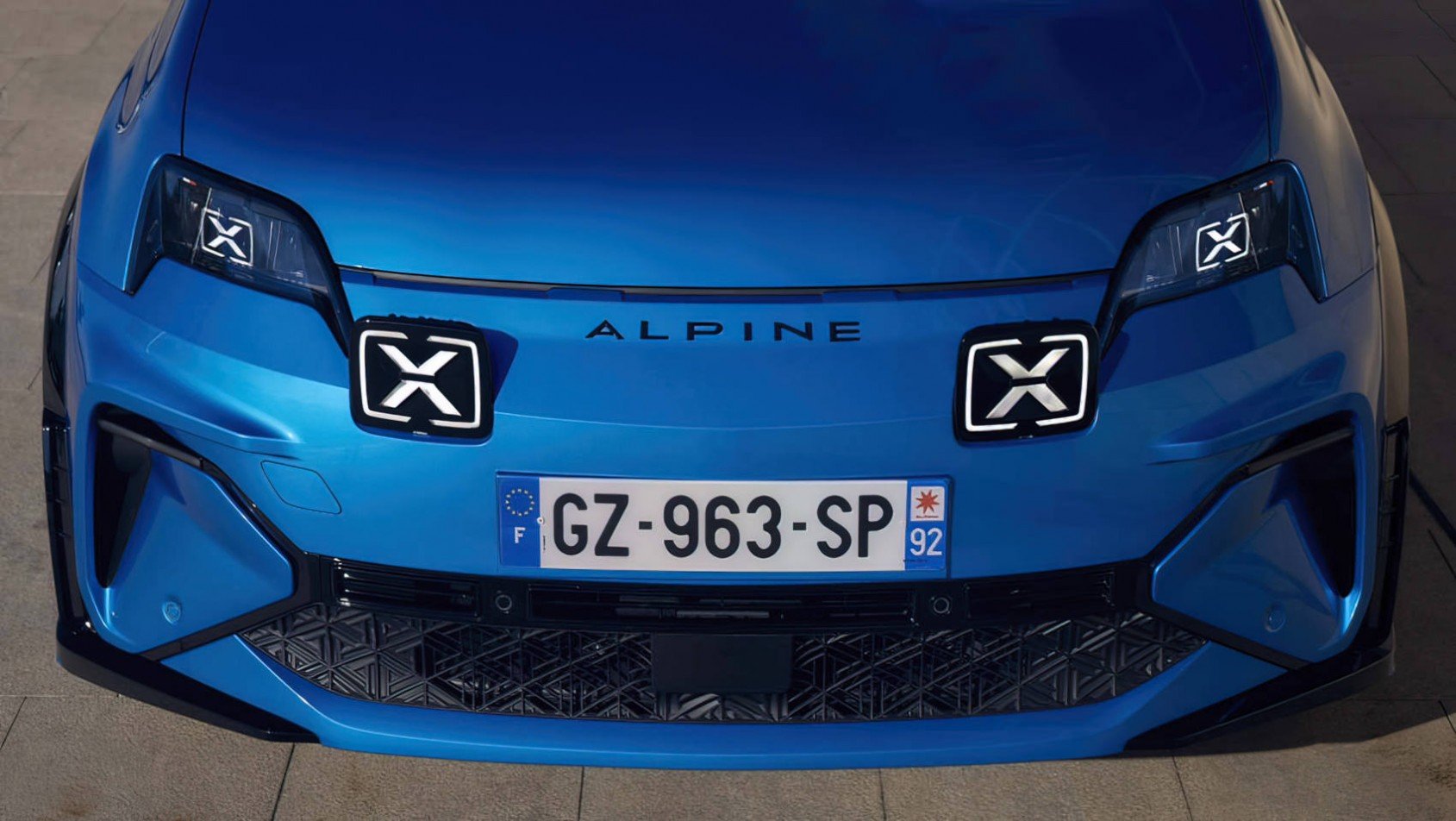 Alpine A290 Alpine A290 GTS detal przodu