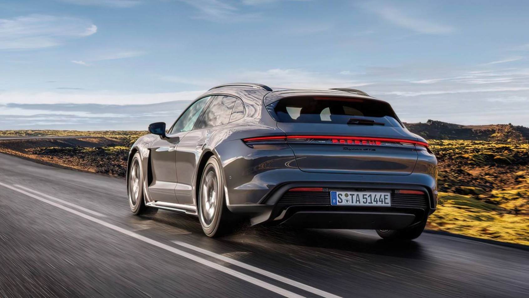 Porsche Taycan 2025 Porsche Taycan GTS sport turismo tył