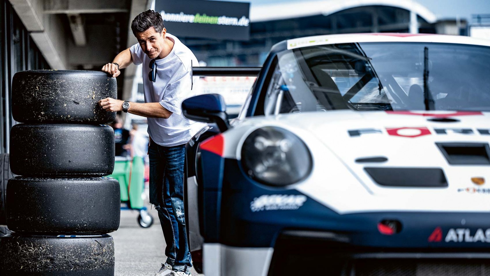 Michał Sztorc na torze Hockenheimring Redaktor Michał Sztorc na torze Hockenheimring