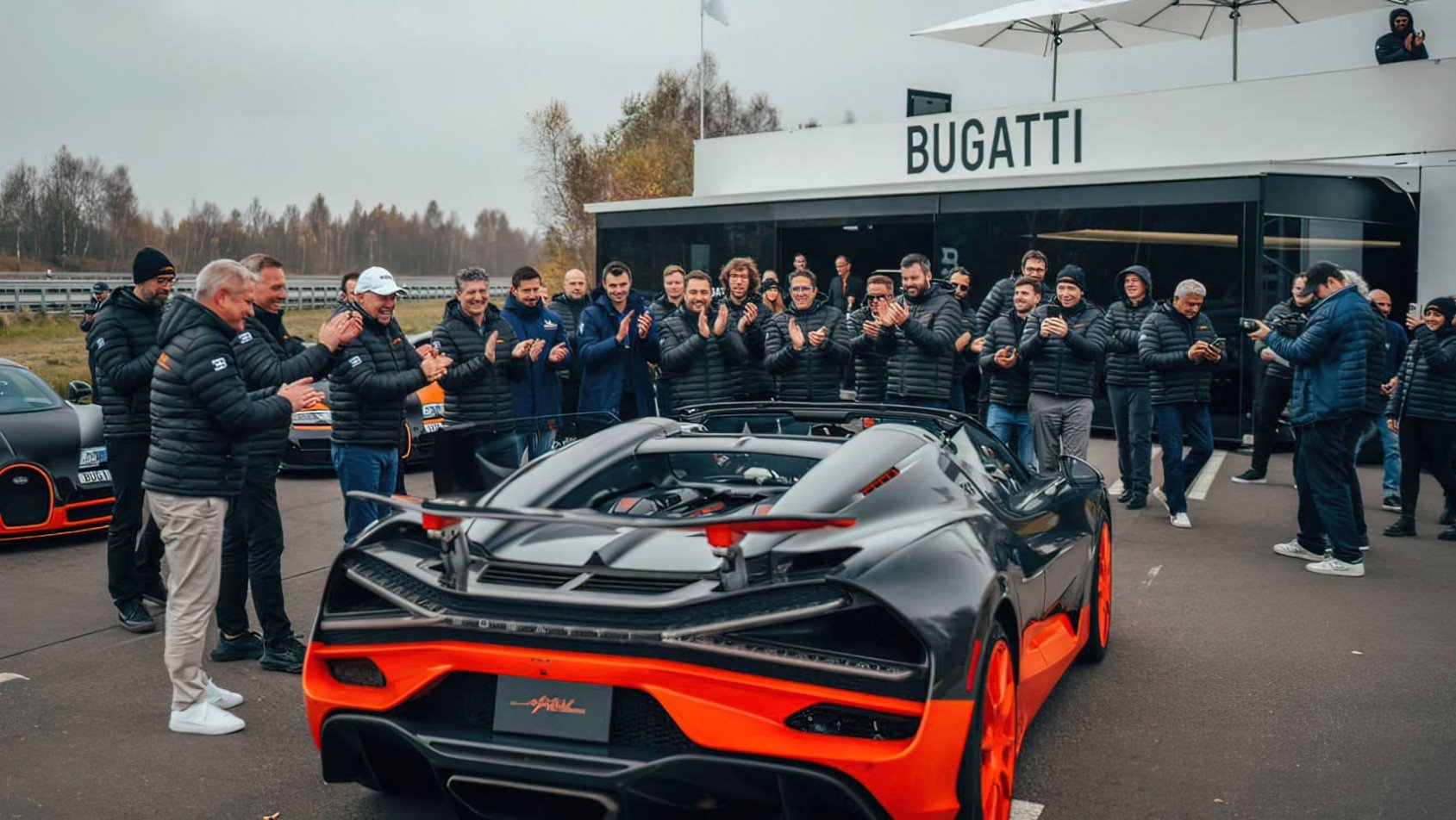 Bugatti Mistral Bugatti Mistral rekord prędkości