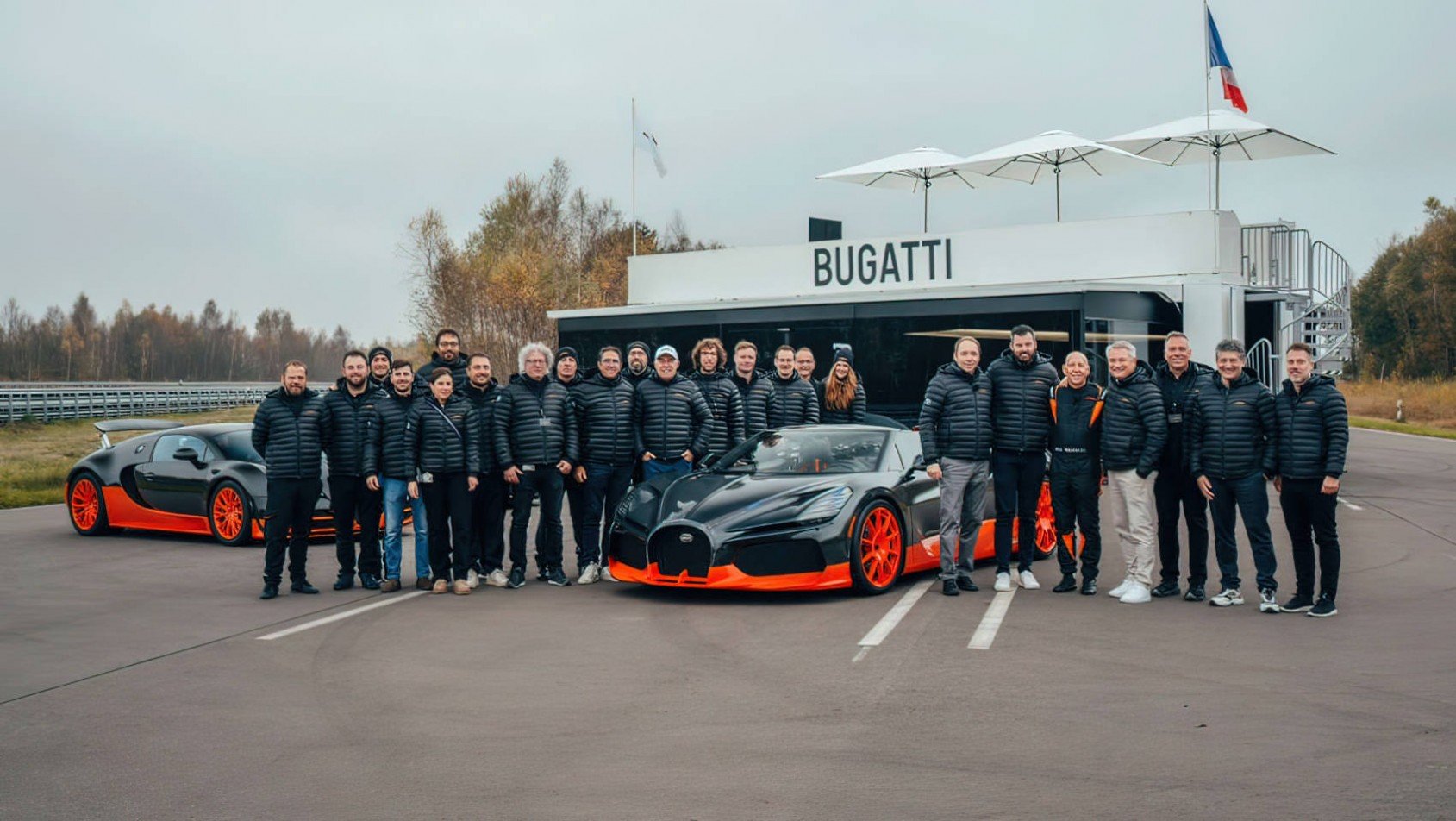 Bugatti Mistral Bugatti Mistral rekord prędkości