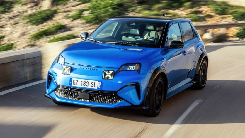 Alpine A290 Alpine A290 pierwsza jazda