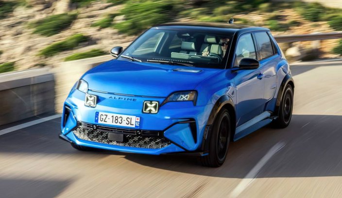 Alpine A290 pierwsza jazda