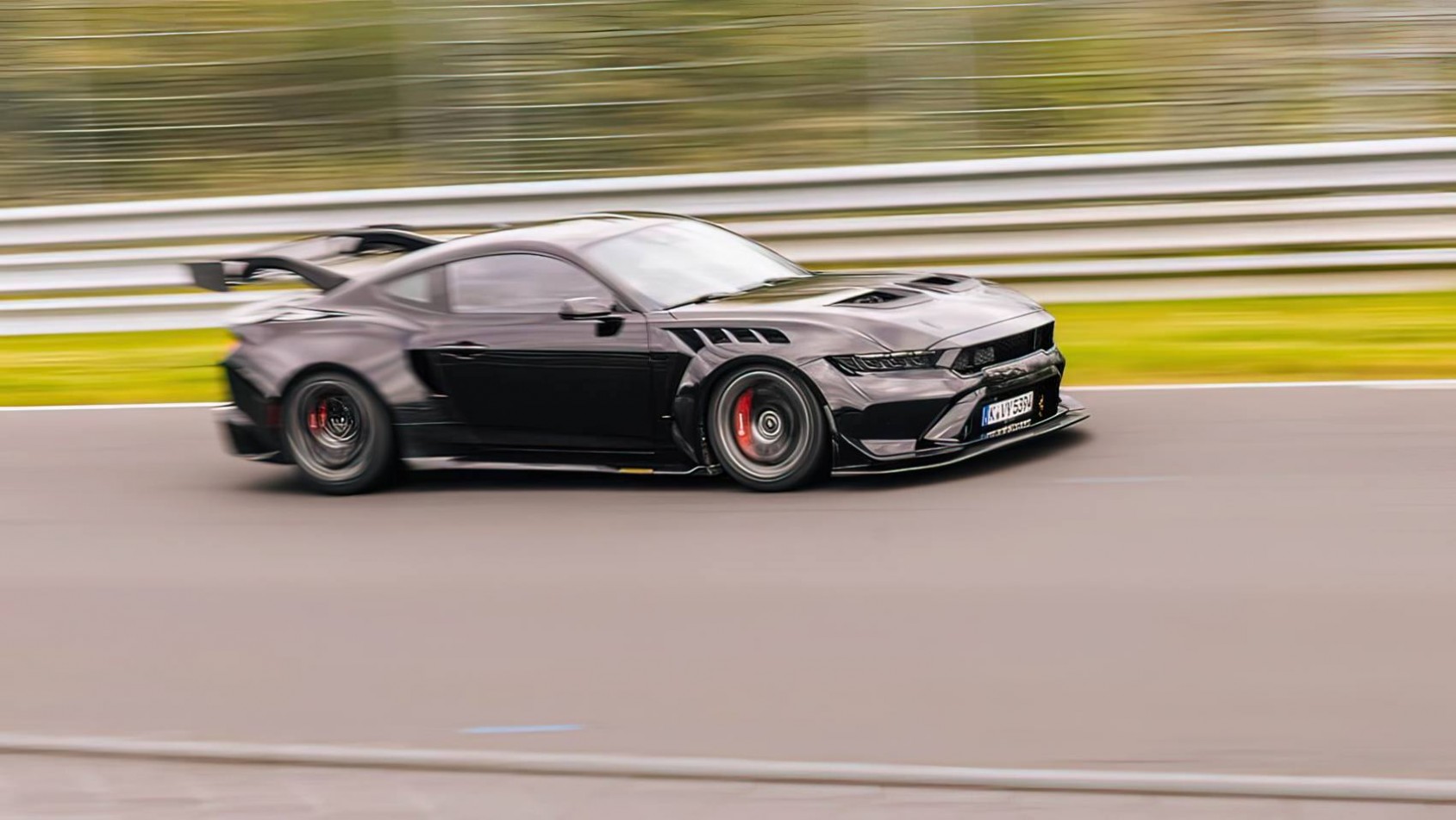 Ford Mustang GTD Ford Mustang GTD okrążenie nurburgring