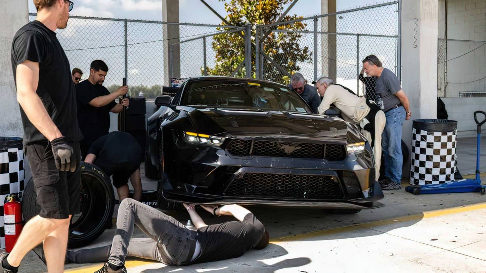 Ford Mustang GTD Ford Mustang GTD nurburgring przygotowania