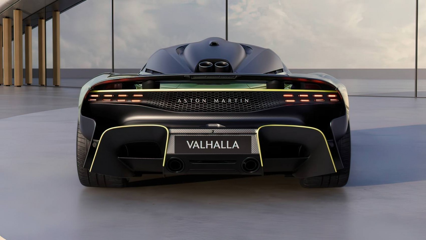 2025 Aston Martin Valhalla dyfuzor
