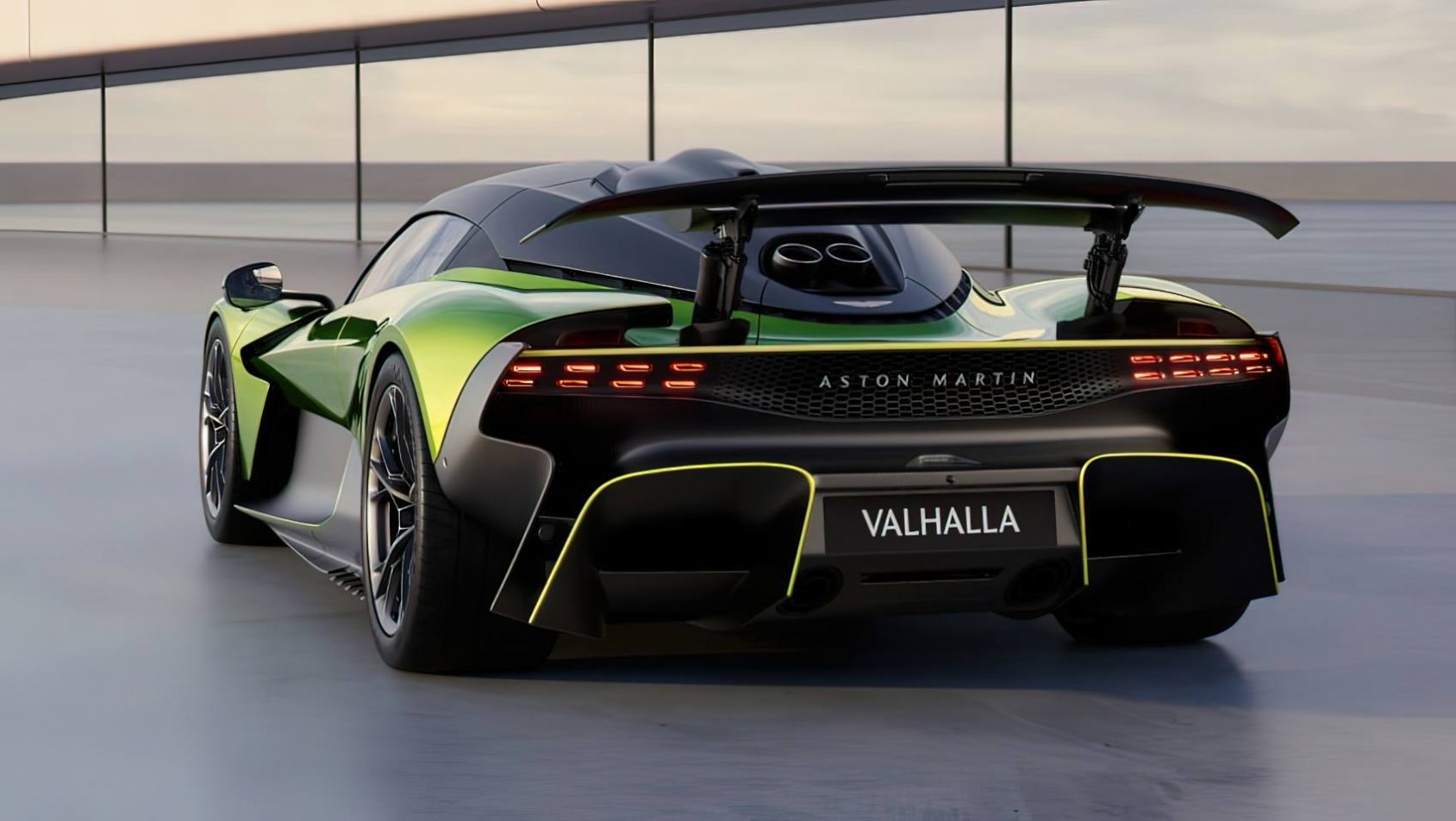 2025 Aston Martin Valhalla aktywne skrzydło