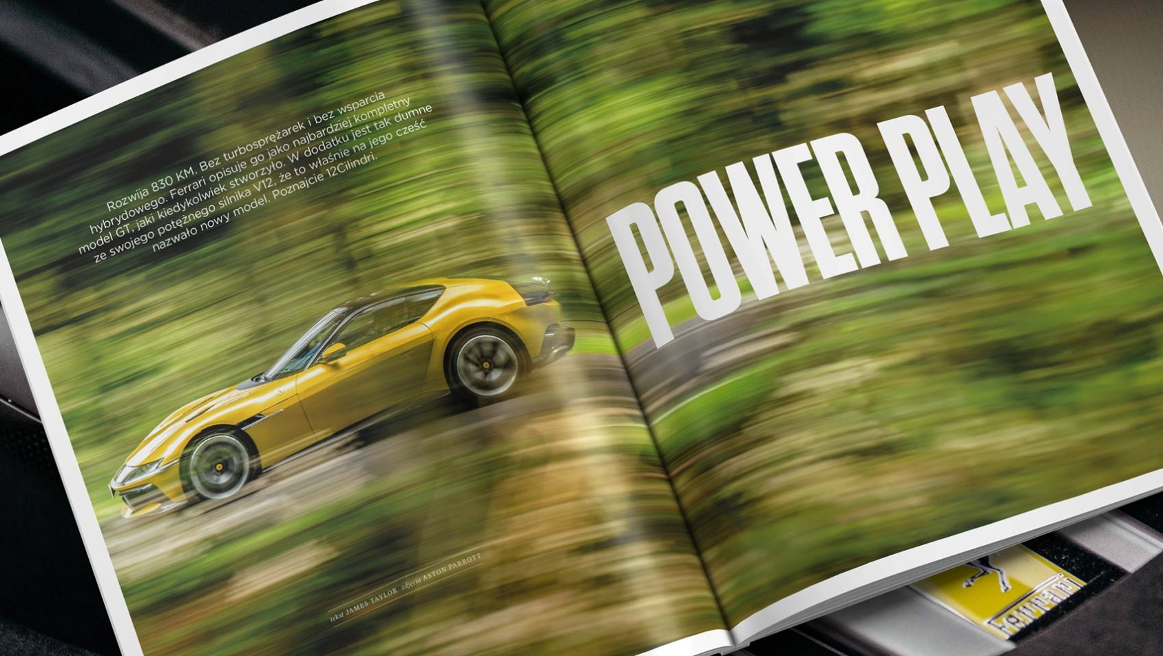 Ferrari 12Cilindri podczas jazdy