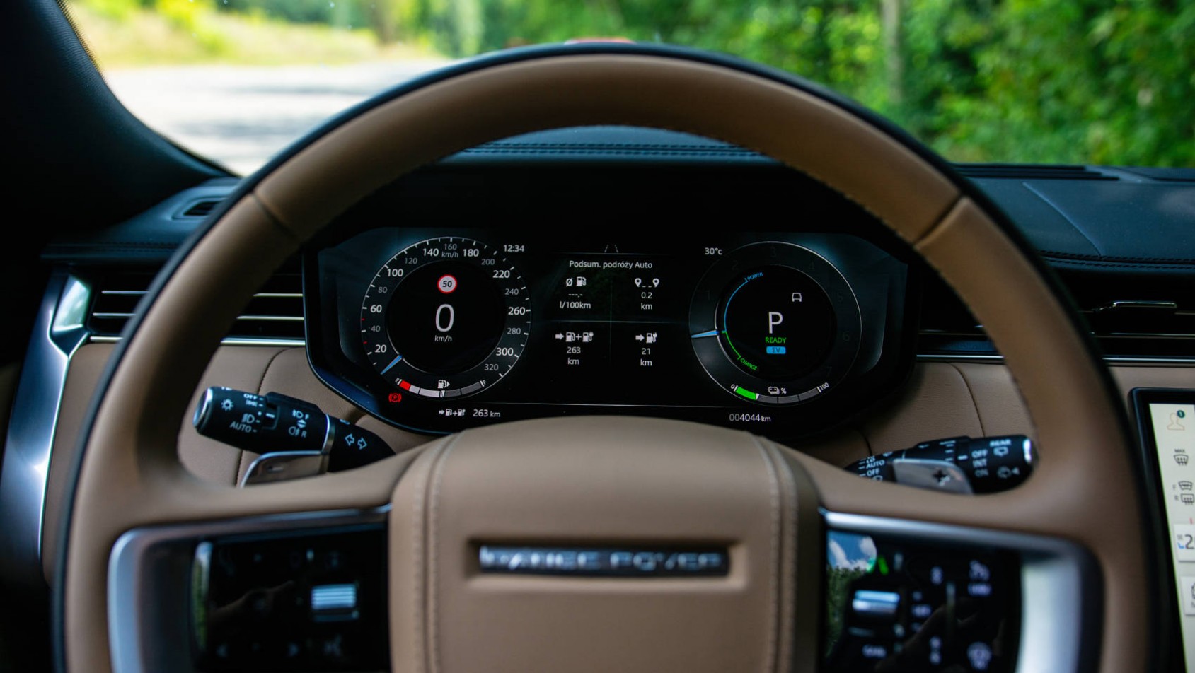 Range Rover P550e HSE zegary