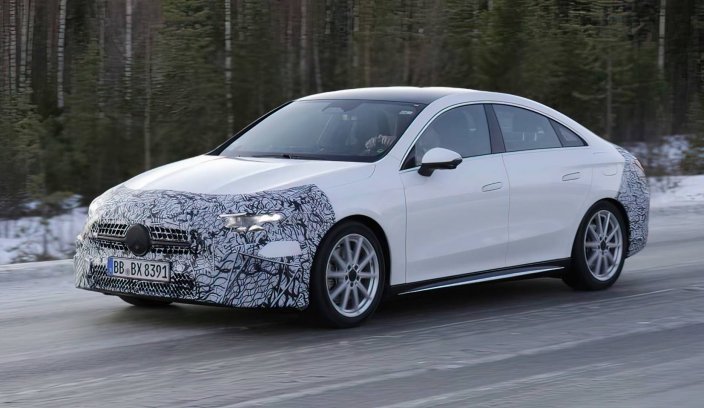 2025 Mercedes-Benz CLA spyshot news