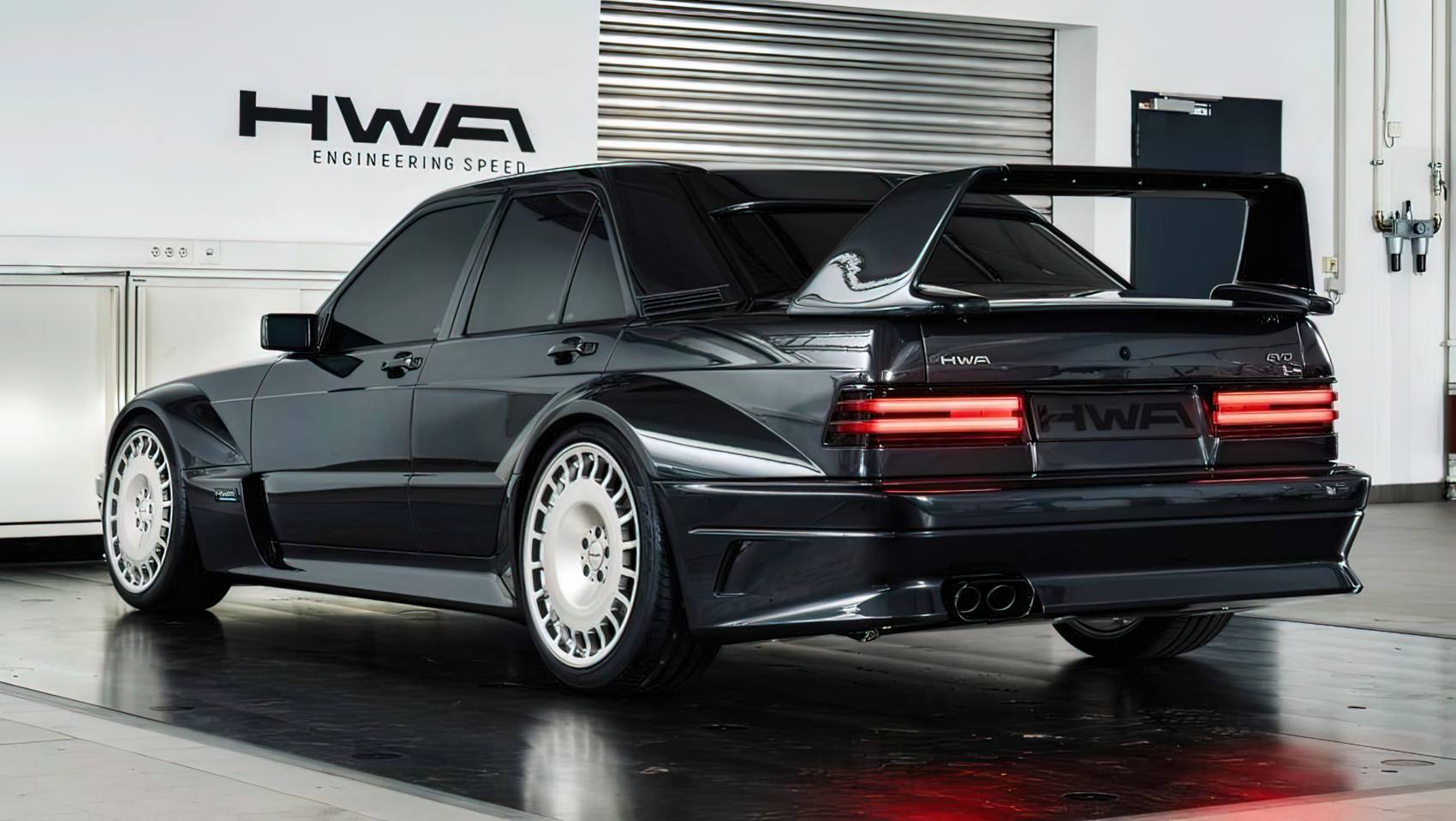 2025 HWA Evo Mercedes 190 tył