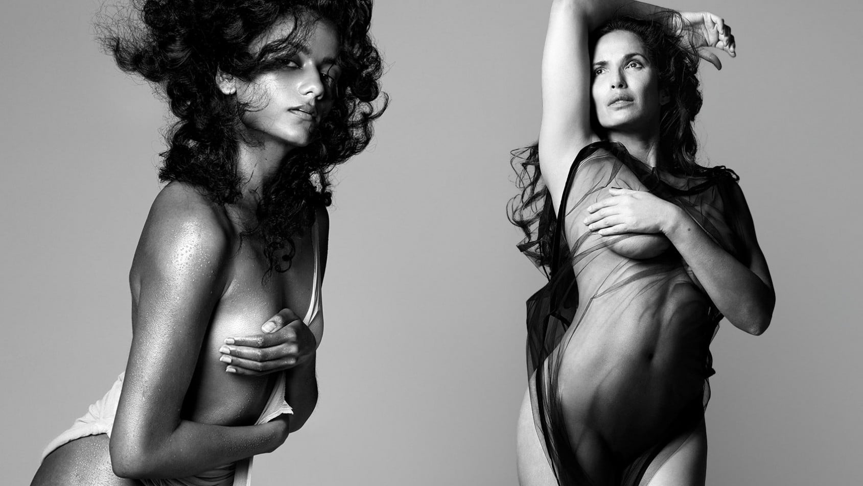 Padma Lakshmi i Simone Ashley - Pirelli