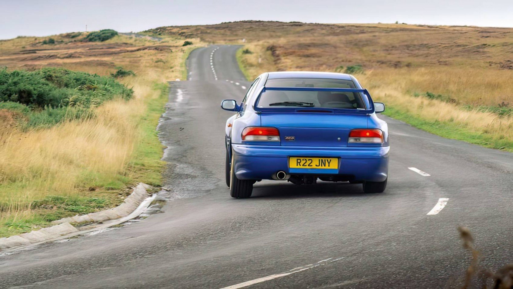 Subaru Impreza 22B STI poślizg