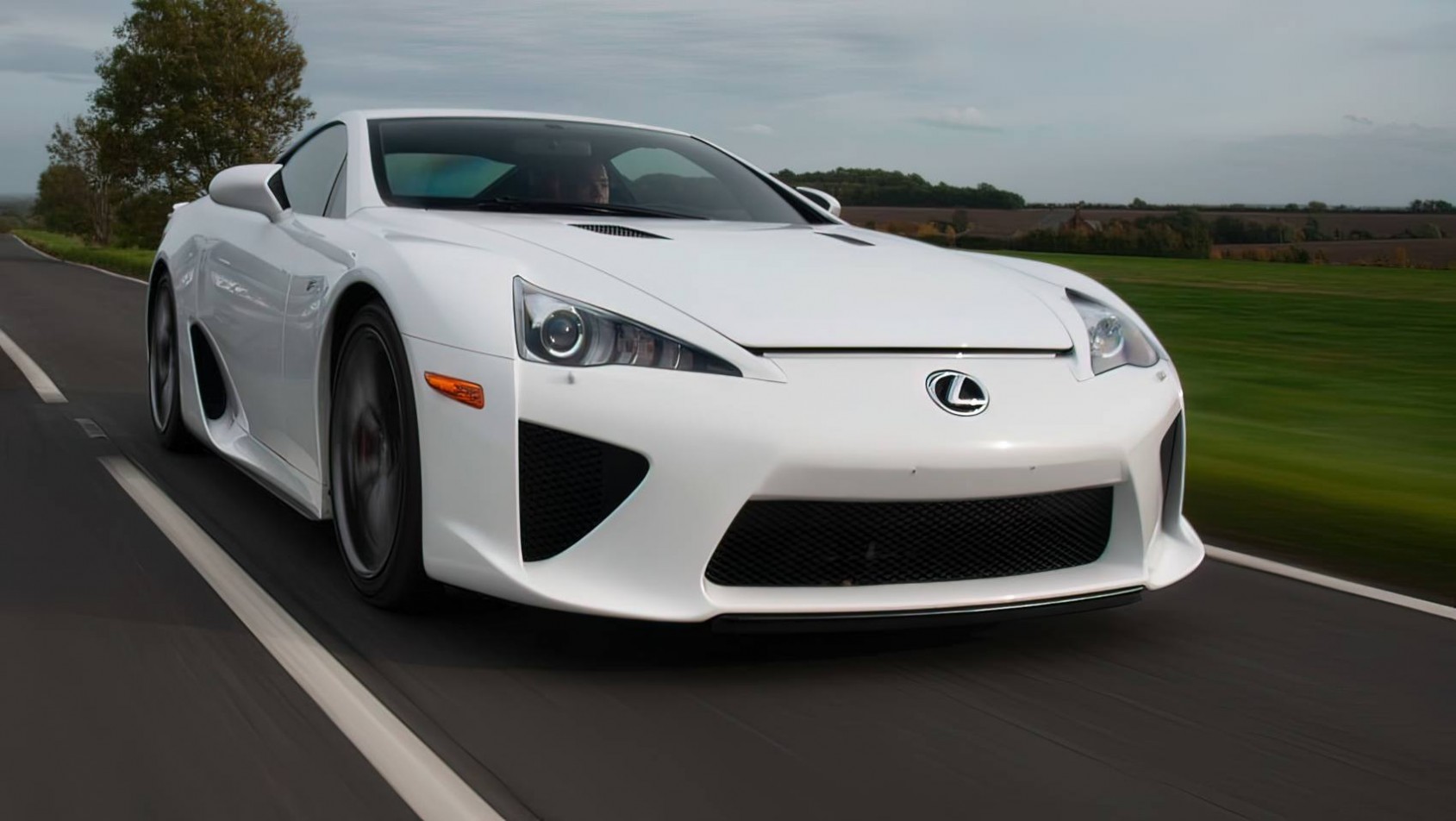 Lexus LFA biały design