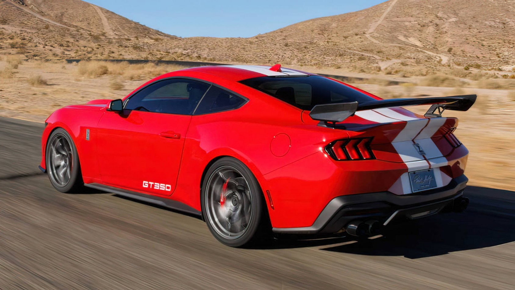 Shelby Mustang GT350 design tył