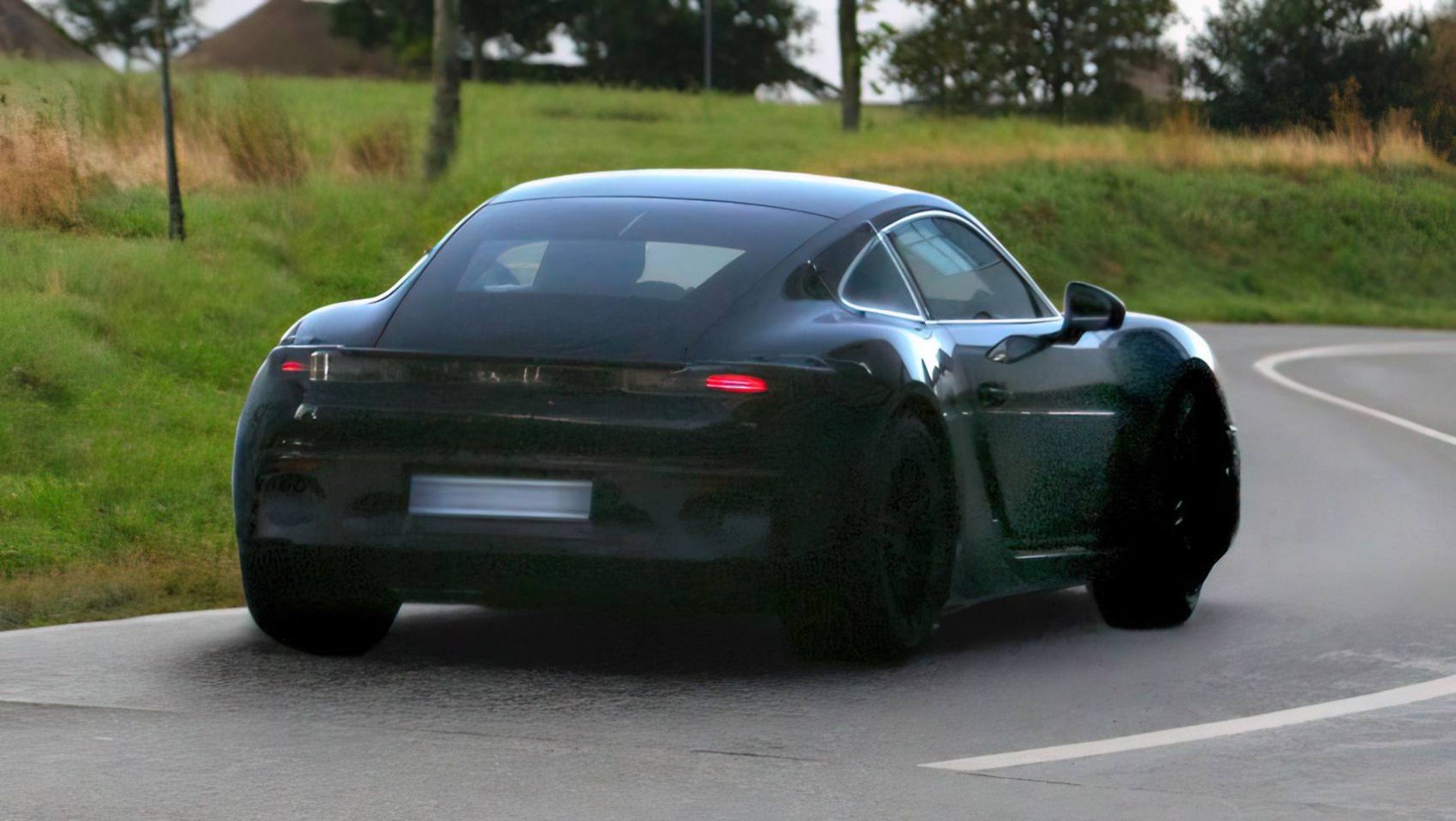 Elektryczne Porsche Cayman tył